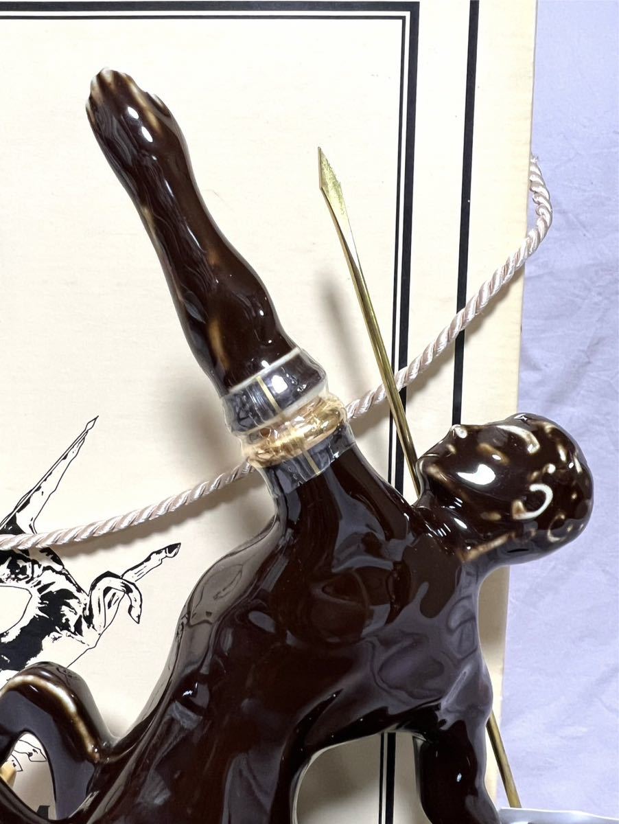 REMY MARTIN レミーマルタン セントー　リモージュ　ケンタウロス　茶色陶器　カード・箱付き 古酒 未開封　ブランデー　ブラウン_3