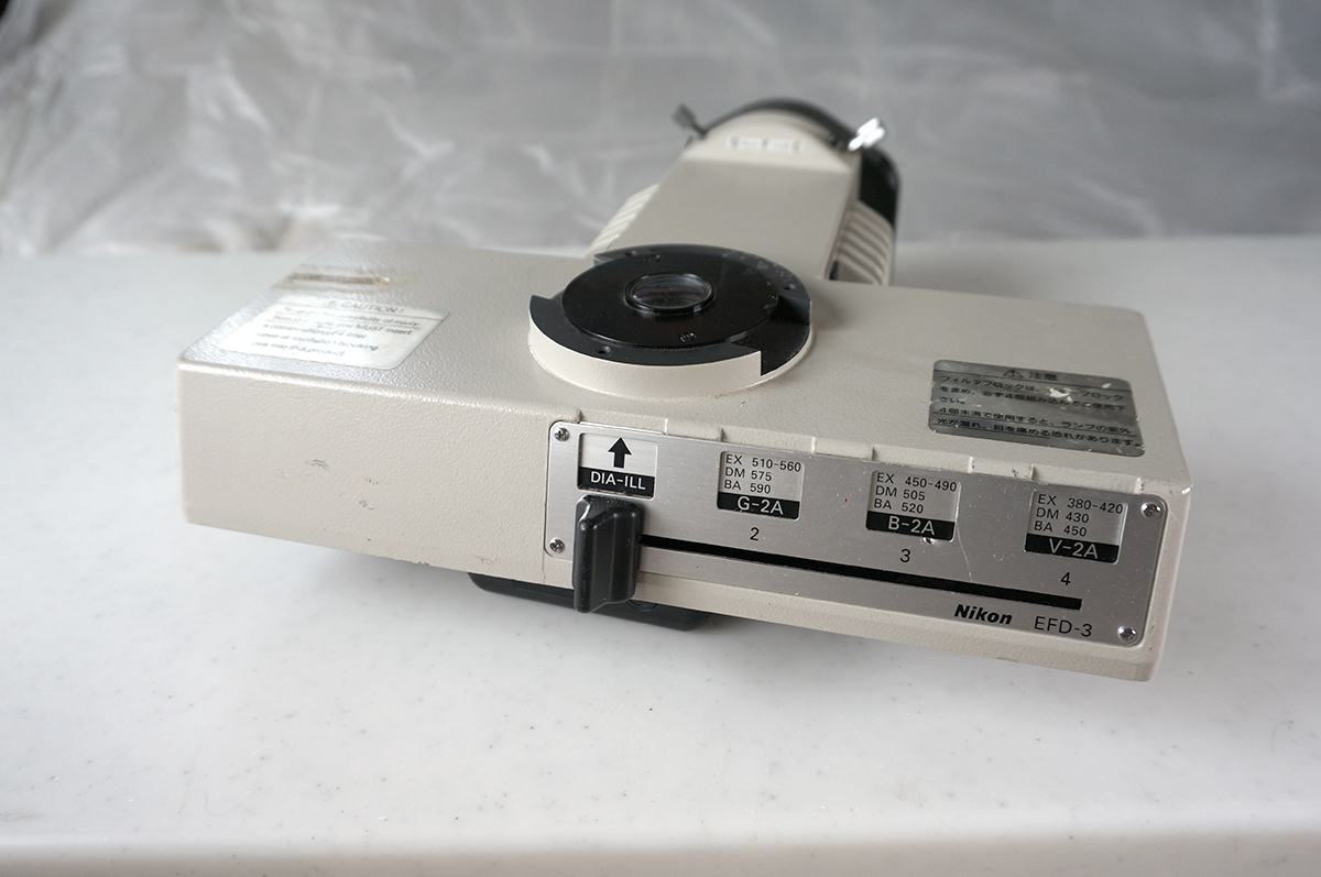 Nikon 蛍光顕微鏡 蛍光フィルター装置 パーツ取りなど
