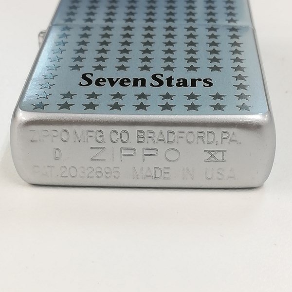 F983a [未使用品] ZIPPO ジッポー Seven Stars セブンスター 両面総柄 