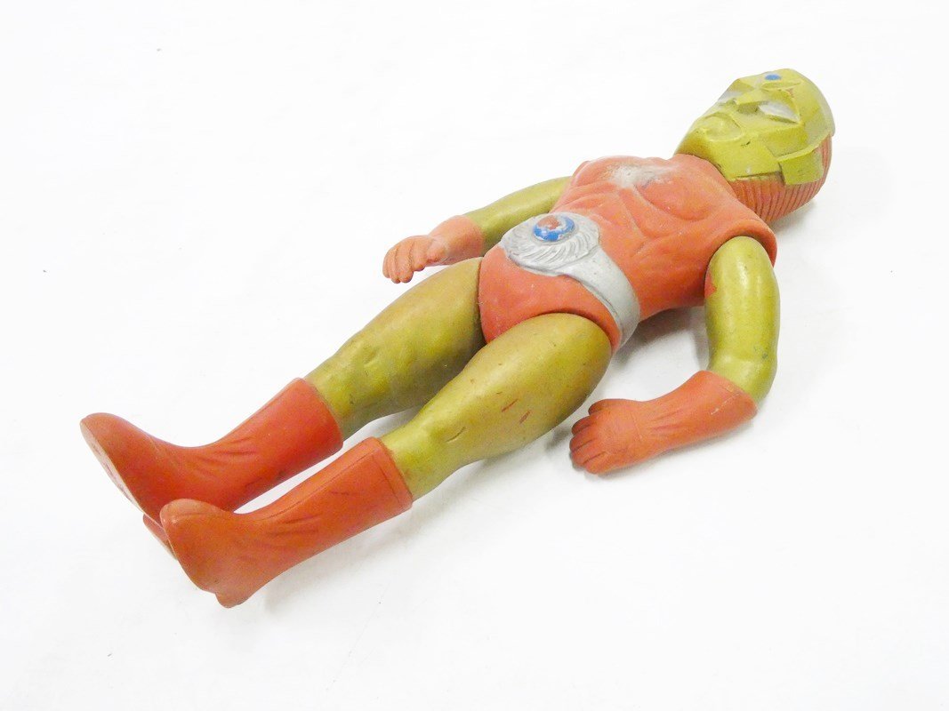 ▽ マスダヤ スペクトルマン ソフビ 全長 約26㎝ フジテレビ おもちゃ