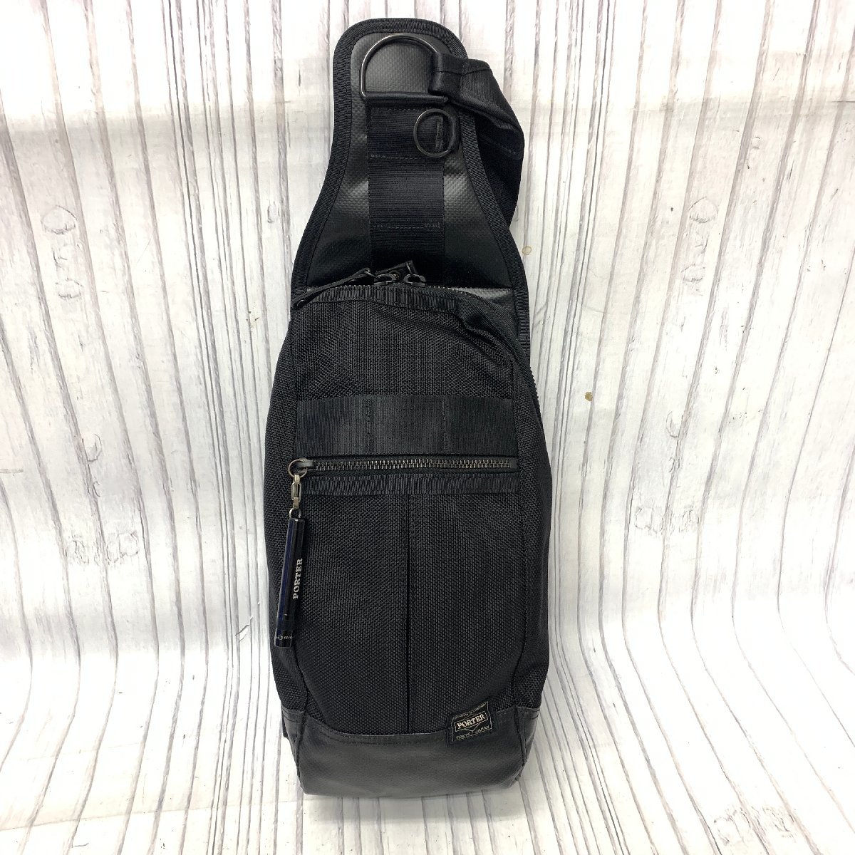 s001 F2 美品 PORTER ポーター 吉田カバン ヒート ボディバッグ 斜め 