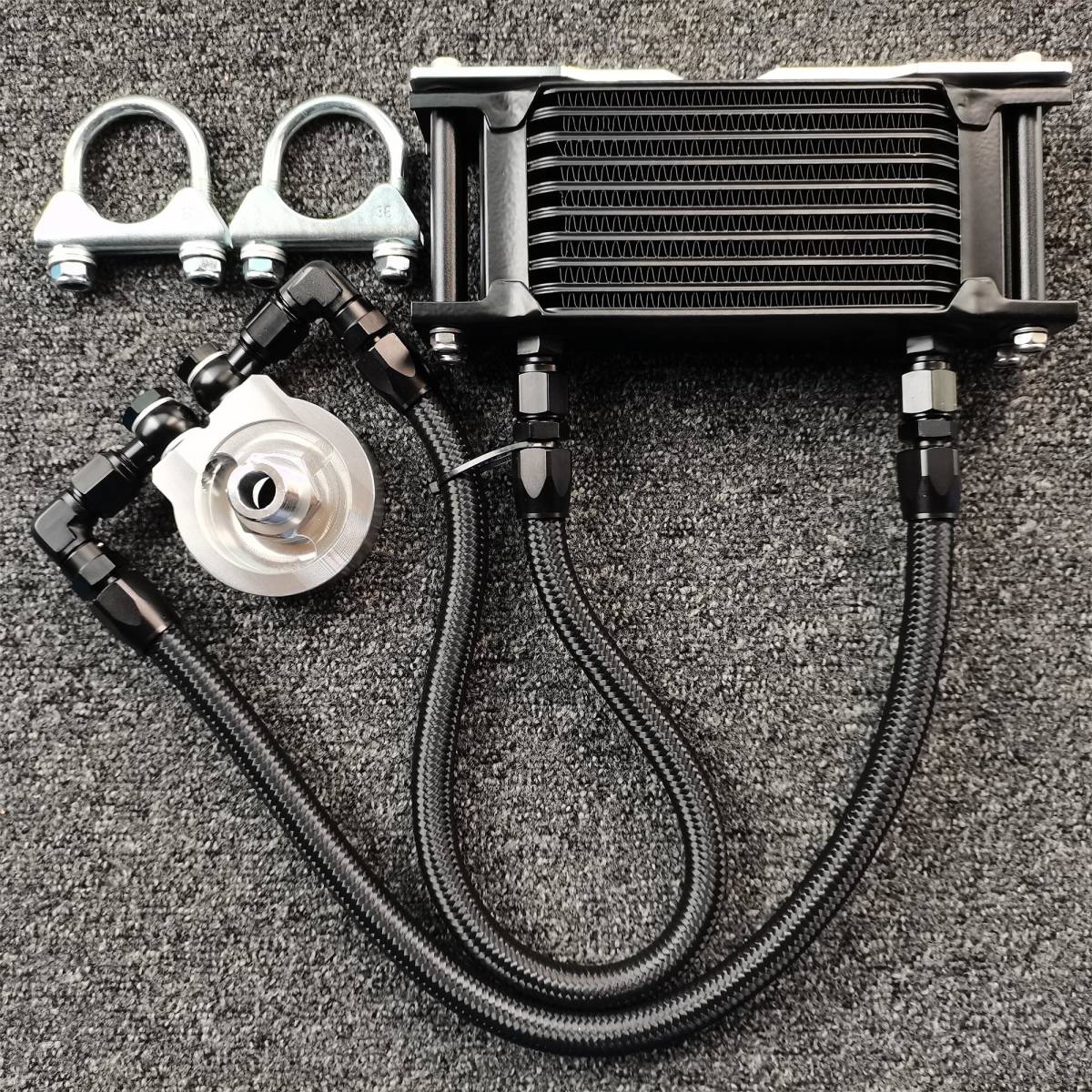 W400 W650 W800オイルクーラー（15-1121黒）(冷却装置)｜売買された