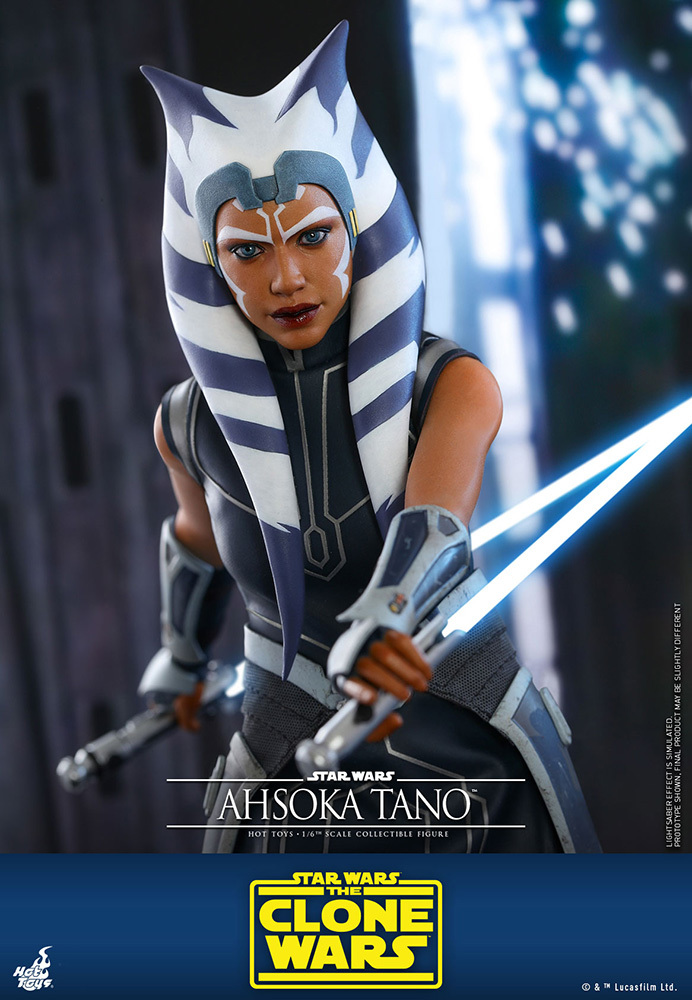 【送料無料】ホットトイズ アソーカ・タノ【スターウォーズ：クローン・ウォーズ】 フィギュア HOTTOYS 1/6