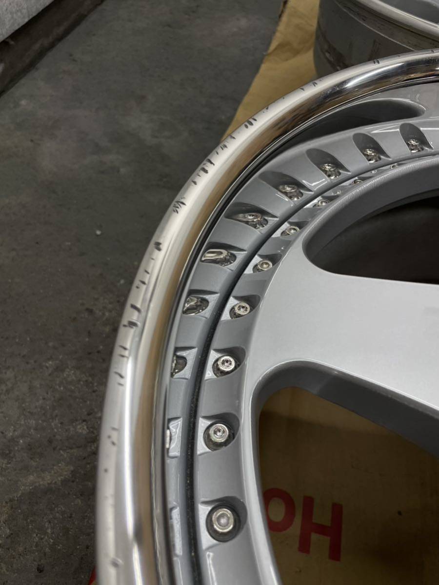 美品 SSR ケーニッヒ 18インチ pcd114.3 8J 9J 深リム (5穴 