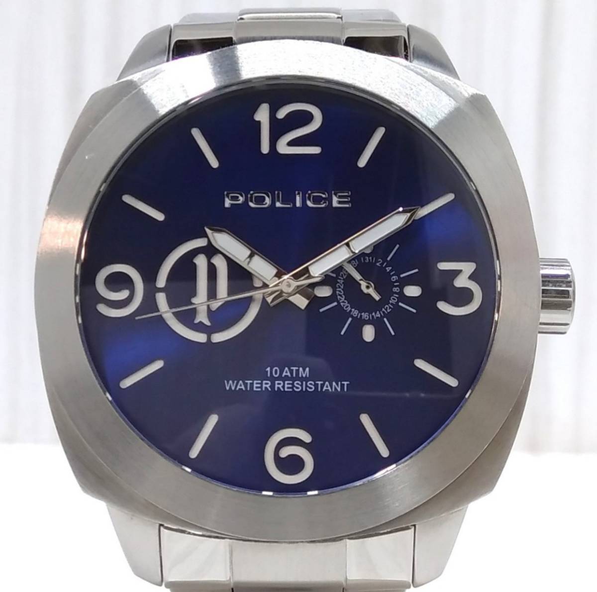 ポリス POLICE 14717J 腕時計 シルバー ブルー メンズ腕時計 ブルー 