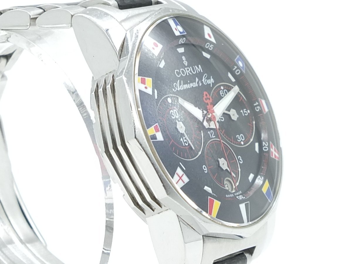 z21342】CORUM コルム アドミラルズカップ レガッタ クロノグラフ