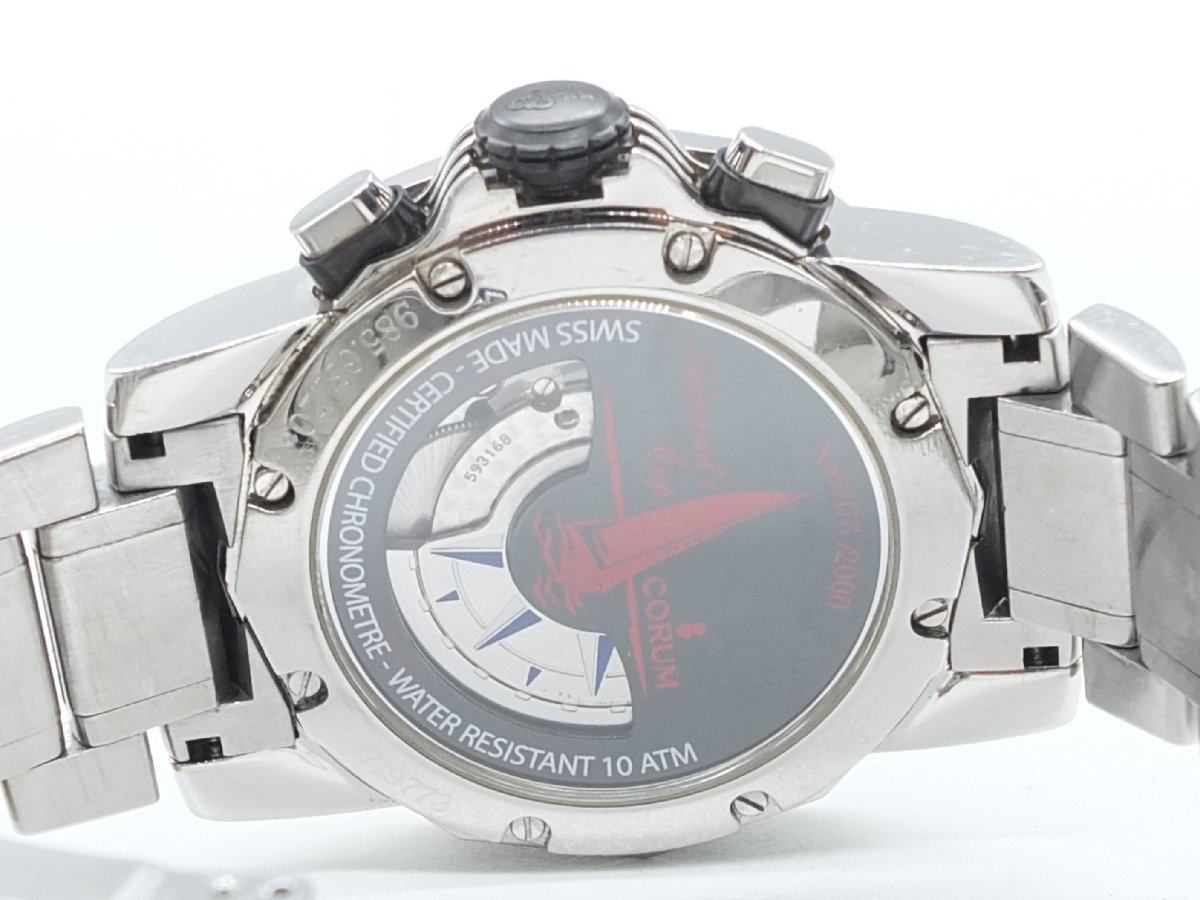 z21342】CORUM コルム アドミラルズカップ レガッタ クロノグラフ
