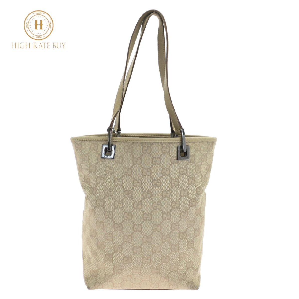 GUCCI グッチ GGキャンバス ハンドバッグ GG 1円 トートバッグ ジャ 