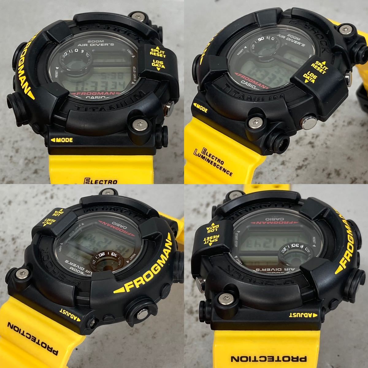 未使用同様 極美品G-SHOCK DW-8200Z-1T FROGMAN フロッグマン MEN IN