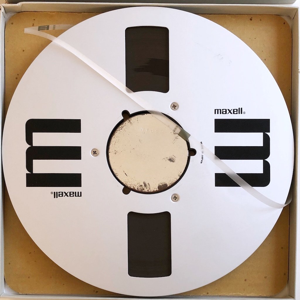 オープンリールテープ 10号 MAXELL 35-180 LN メタルリール MR-10 元箱