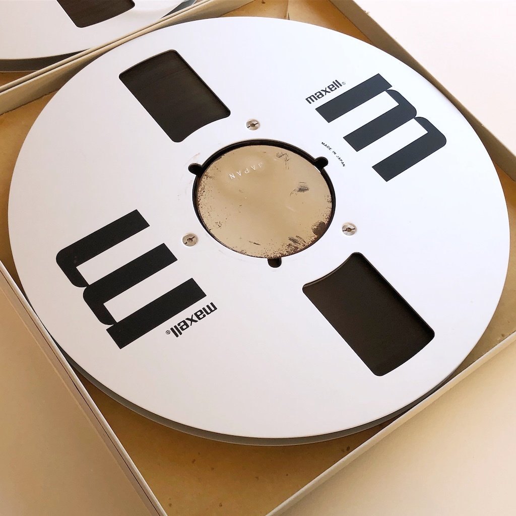 オープンリールテープ 10号 MAXELL 35-180 LN メタルリール MR-10 元箱