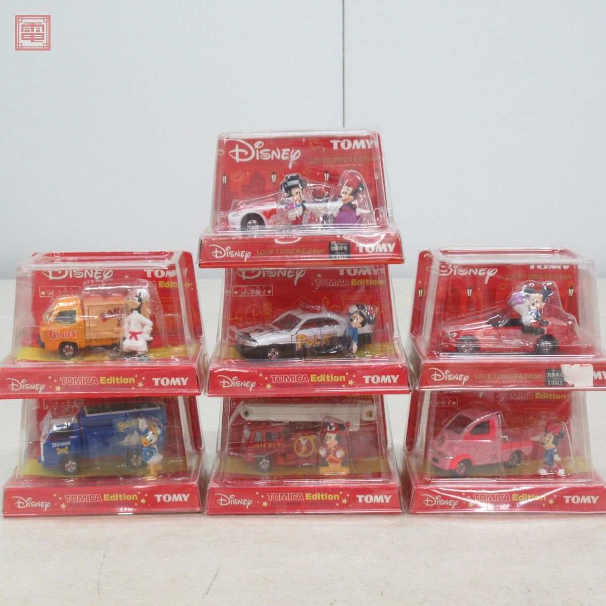 ディズニーキャラクター トミカ エディション/ラブ トミカ エディション ホンダ S2000 等 計7点set トミー TOMICA DISNEY TOMY【20