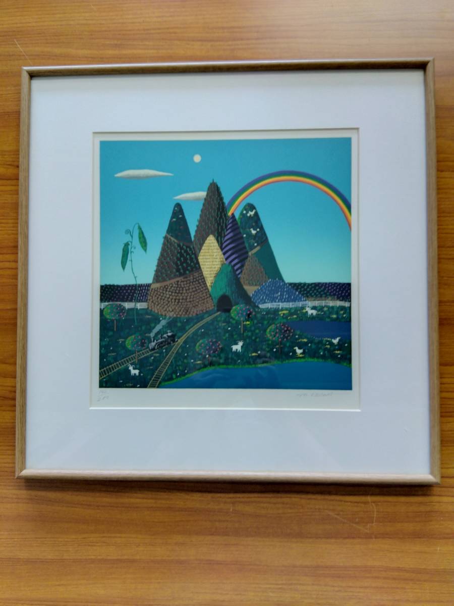 小澤摩純 NURSERY  版画 額装 小澤摩純 リトグラフ版画額装品 限定版画 サインあり 【公式通販】