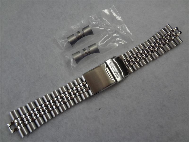 Seiko 純正 5連 ステンレスバンド 22mm 7S26-0020，SKX007，SKX009