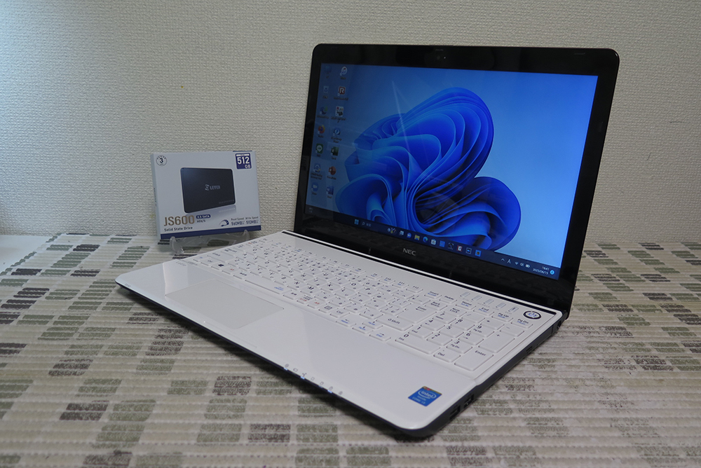 【高速Core i3(Haswell)★メモリ8GB+爆速SSD512GB】NEC LS350/N 最新Windows11+Office2019 H&B ★ Webカメラ/Blu-ray/Wi-Fi/HDMI