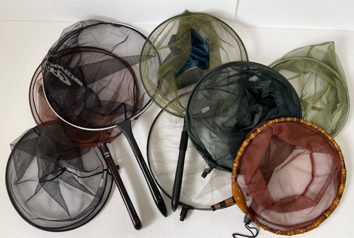 鮎タモ　ダイワ　昌栄　たも網 ランディングネット へら　トラウト　玉ノ柄　渓流　マス　川　イワナ　LACE 　フィッシング　まとめ　大量