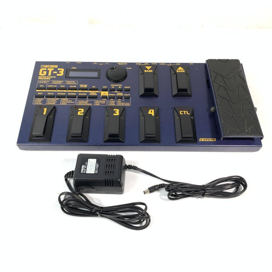 BOSS ボス GT-3 フロアマルチエフェクター ACアダプタ付き BOSS マルチ