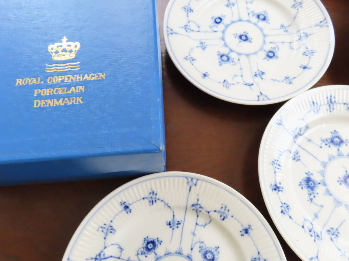 ロイヤルコペンハーゲン　丸皿　6枚 ROYAL COPENHAGEN ロイヤルコペンハーゲン6枚皿 未使用品 【公式通販】