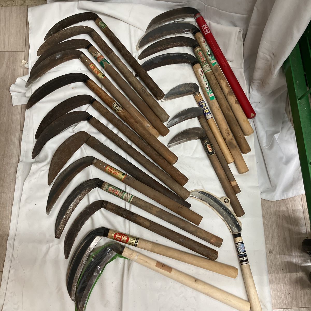 ●50629-⑩ 草刈鎌 鎌 農機具 かま まとめ売り 21本セット 農具 ガーデニング