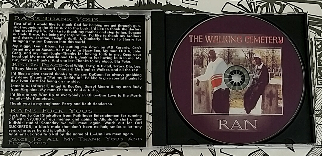 洋楽 G-Rap 90s RAN THE WALKING CEMETERY CD 洋楽 G-Rap 90s RAN THE WALKING CEMETERY CD 洋楽 G-Rap 90s RAN THE