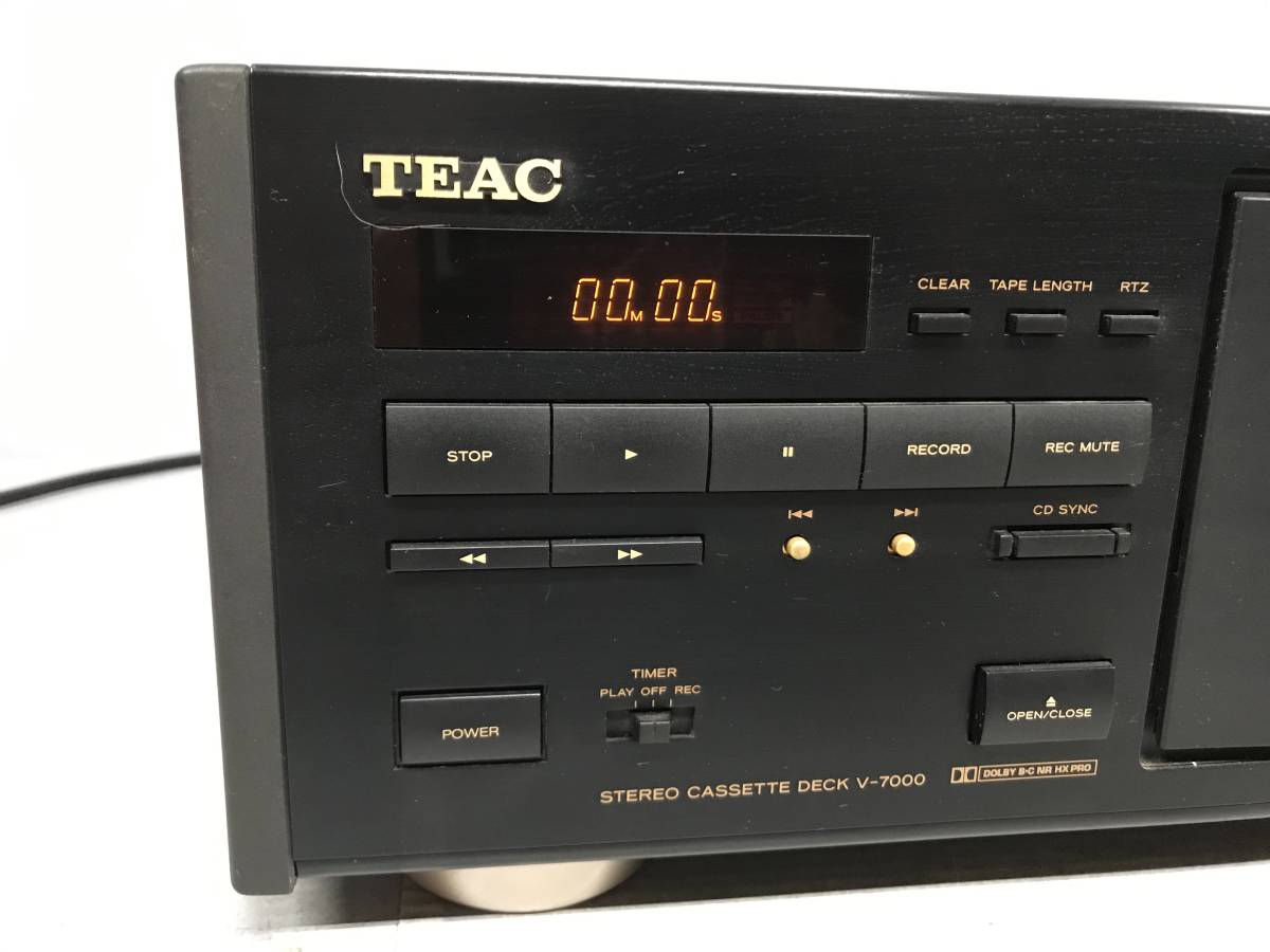 V-7000 TEAC Cassette Deck - Teac 3-Head Stereo | Audio Jnats deck