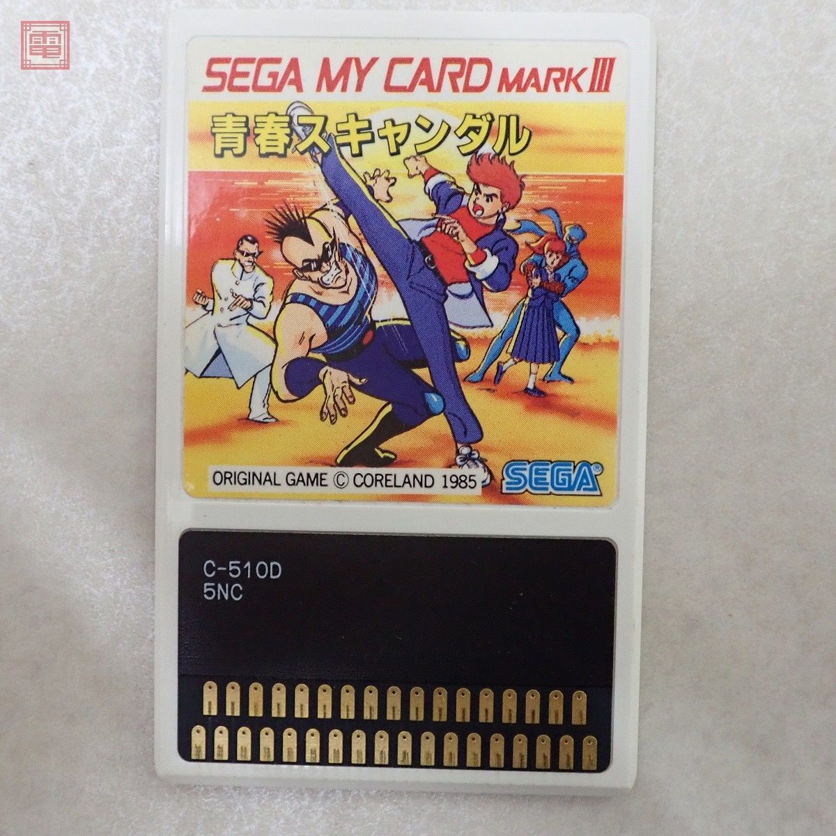 マークIII セガ マイカード 青春スキャンダル C-510 MY CARD SEGA 箱説