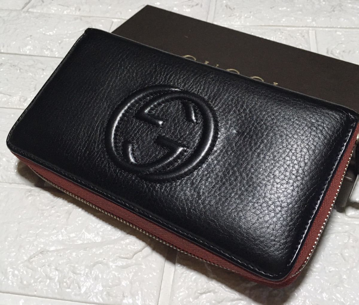 1円 □美品□ GUCCI グッチ 308280 インターロッキングG ソーホー