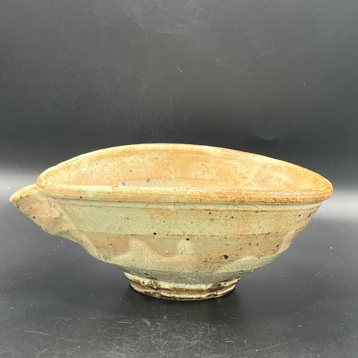 304 萩焼片口茶碗 検 茶道具抹茶碗茶器酒器花入煎茶萩レトロ骨董古美術