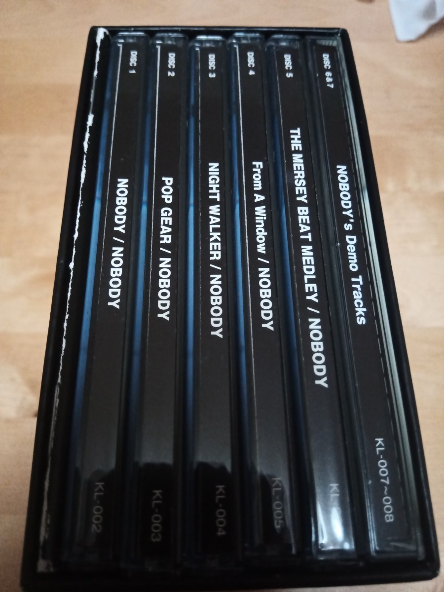 送料無料】 NOBODY／NOBODY BOX Early Days 7枚組 CD-BOX ノーバディ