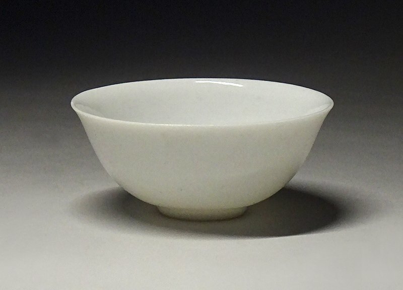 緑屋i■ 中国古玩　徳化窯　白磁　煎茶碗　5客　箱付　白高麗 時代物 唐物　i9/0630-6/30-4#60