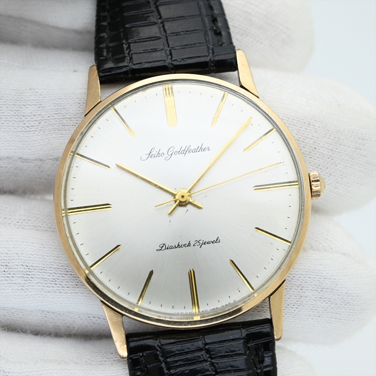Seiko Goldfeather 手巻き時計 25 釣る jewels