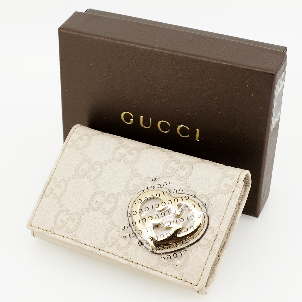 未使用品】GUCCI グッチ ラブリーライン グッチシマ カードケース 名刺