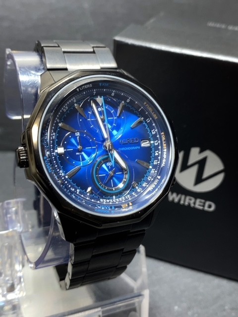 WIRED THE BLUE AGAW421 ベルト社外品 腕時計 WIRED】セイコー