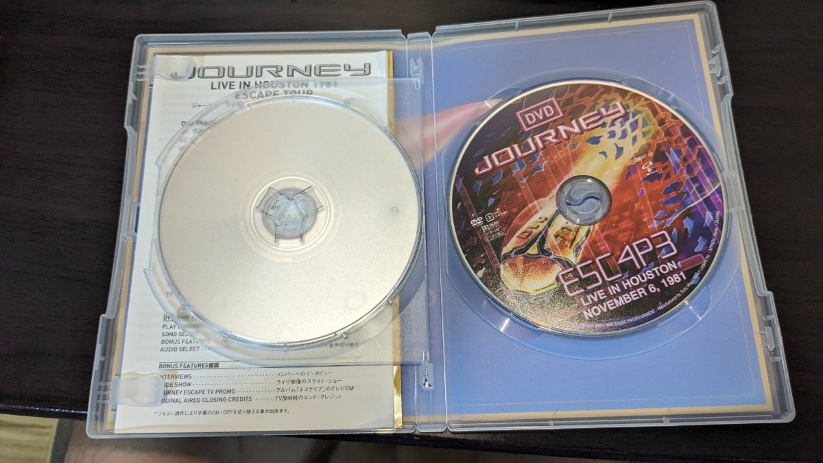 DVD ジャーニー ライブインヒューストン 1981 エスケイプツアー 