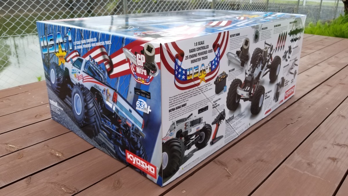 京商 USA-1 1⁄8スケール 25エンジン 4WD | モンスタートラック RC ラジオ