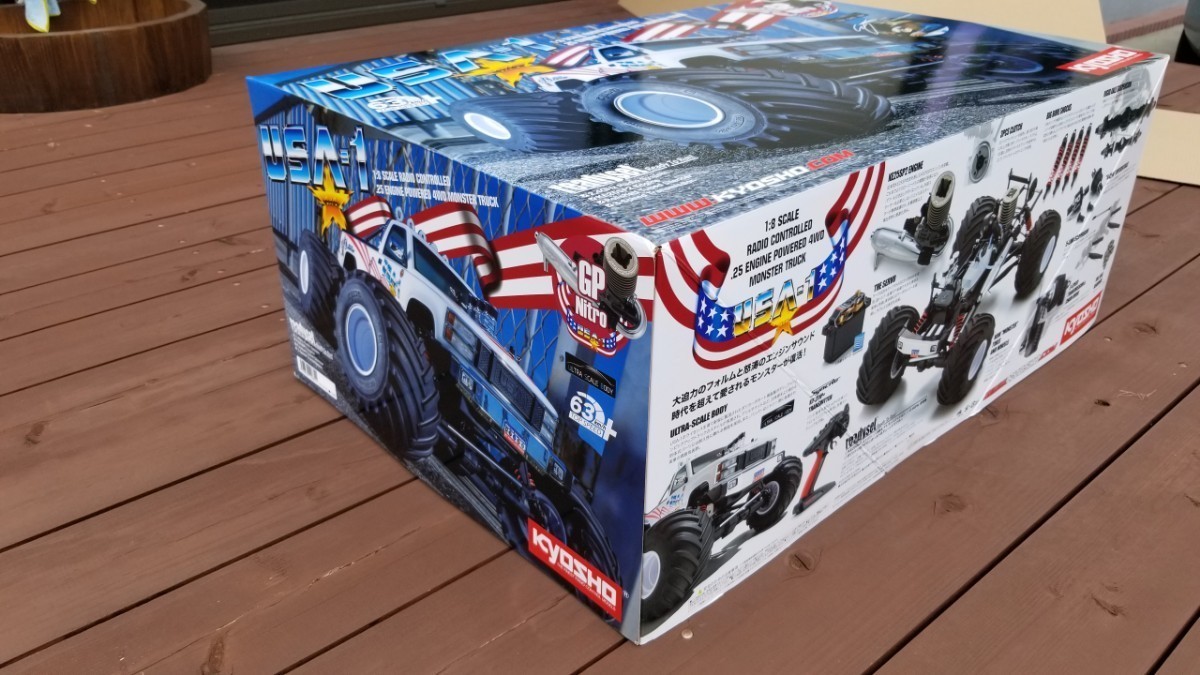 京商 USA-1 1⁄8スケール 25エンジン 4WD | モンスタートラック RC ラジオ