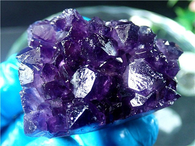 AAA級天然アメジスト☆原石七星陣175G7-95G31a 【公式通販】