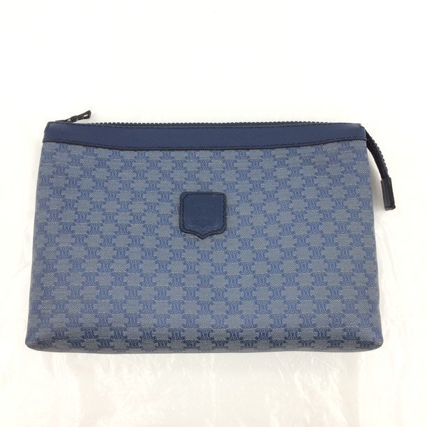 BGAA3077】CELINE セリーヌ マカダム ポーチ CELINE ポーチ セリーヌ
