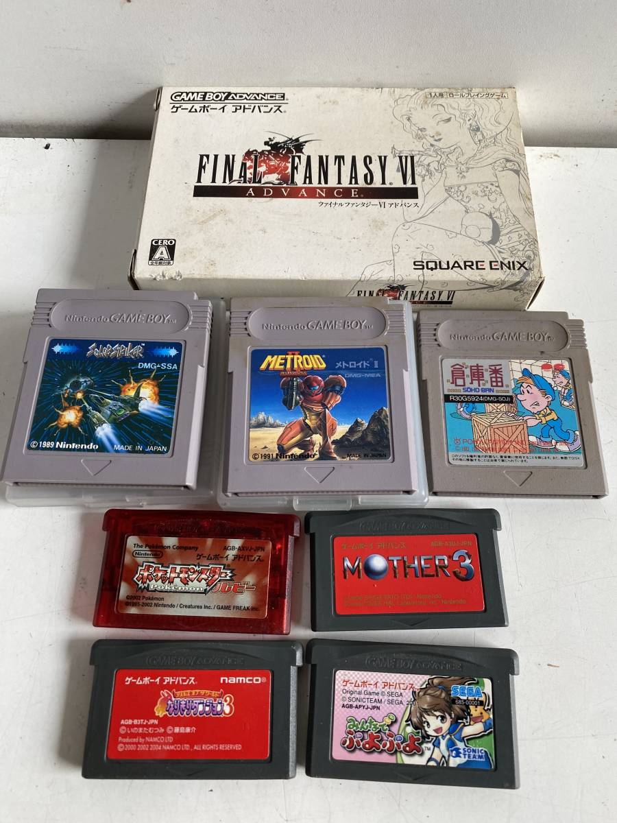 ⑪t69◇Nintendo 任天堂◇ゲームボーイアドバンス GBA ソフト まとめて