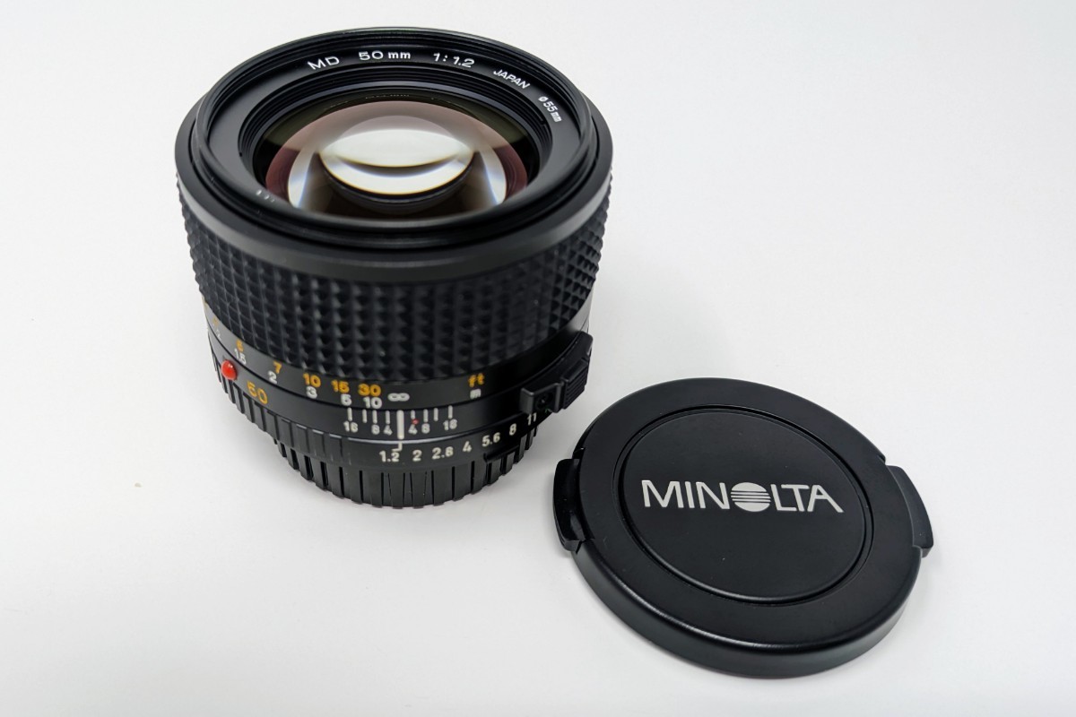 美品】ミノルタ New MD 50mm F1.2 minolta 50mm MD ミノルタ MINOLTA