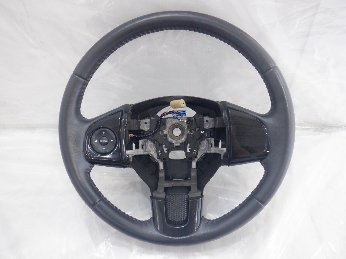 ☆H25 DBA‐JG1 N-ONE☆ HONDA ホンダ純正 ステアリングホイール ハンドル『トリム番号：-Z』『赤色ステッチ』