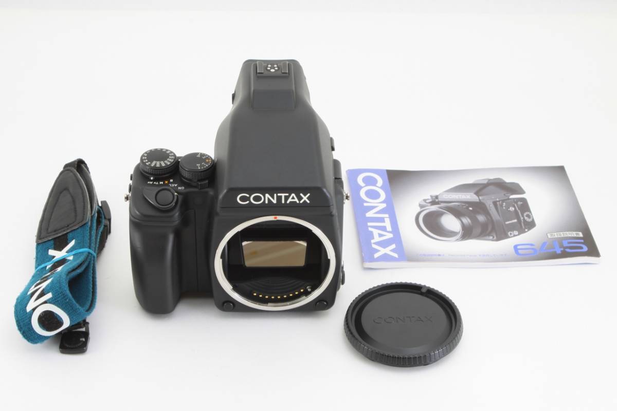 〓美品〓CONTAXコンタックス 645 ボディ AEプリズムファインダー ★整備済み★ #5312