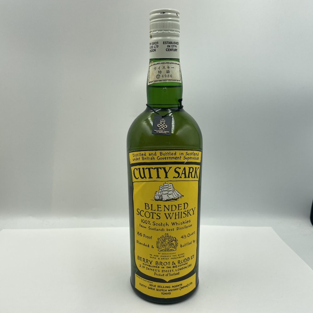ALC425-000-000 CUTTY SARK カティサーク BLENDED SCOTS WHISKY ブレン 