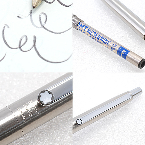 MONTBLANC　モンブラン ノブレス ヘアラインシルバー ボールペン ノック モンブラン/ノブレス ヘアラインシルバー ノック式 ボールペン/インク
