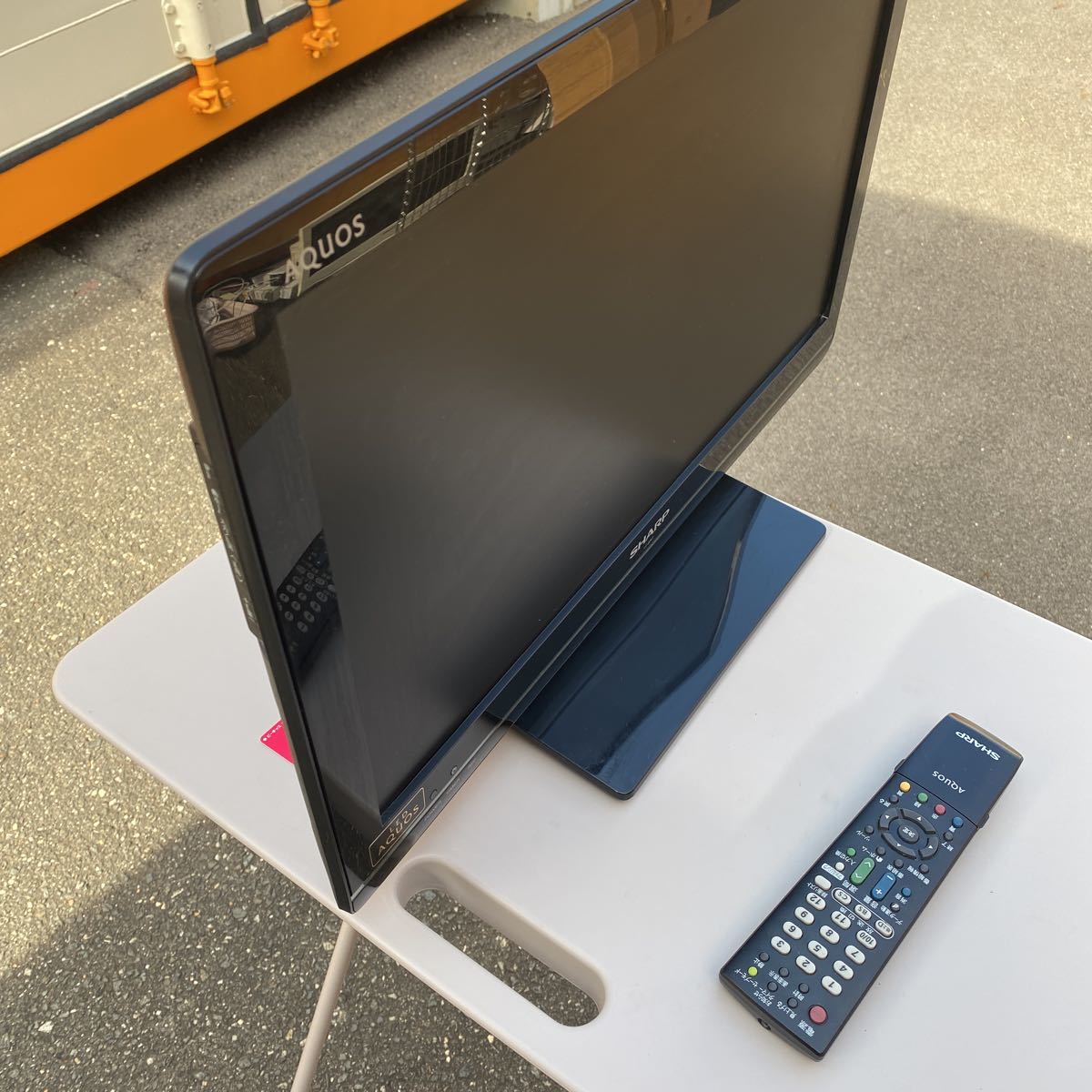 SHARP 液晶テレビ AQUOS 22V型　LC-22K7 リモコン　B-CASカード付 中古品　動作確認済　