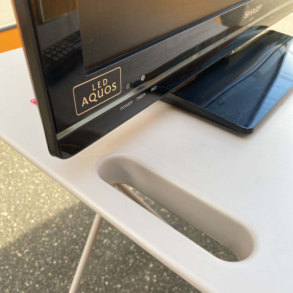 SHARP 液晶テレビ AQUOS 22V型　LC-22K7 リモコン　B-CASカード付 中古品　動作確認済　