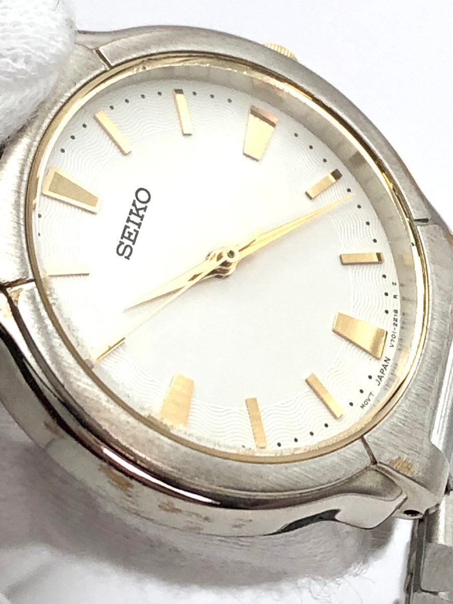 セイコー SEIKO V701-2B50 クォーツ 腕時計 稼働品(セイコー)｜売買 