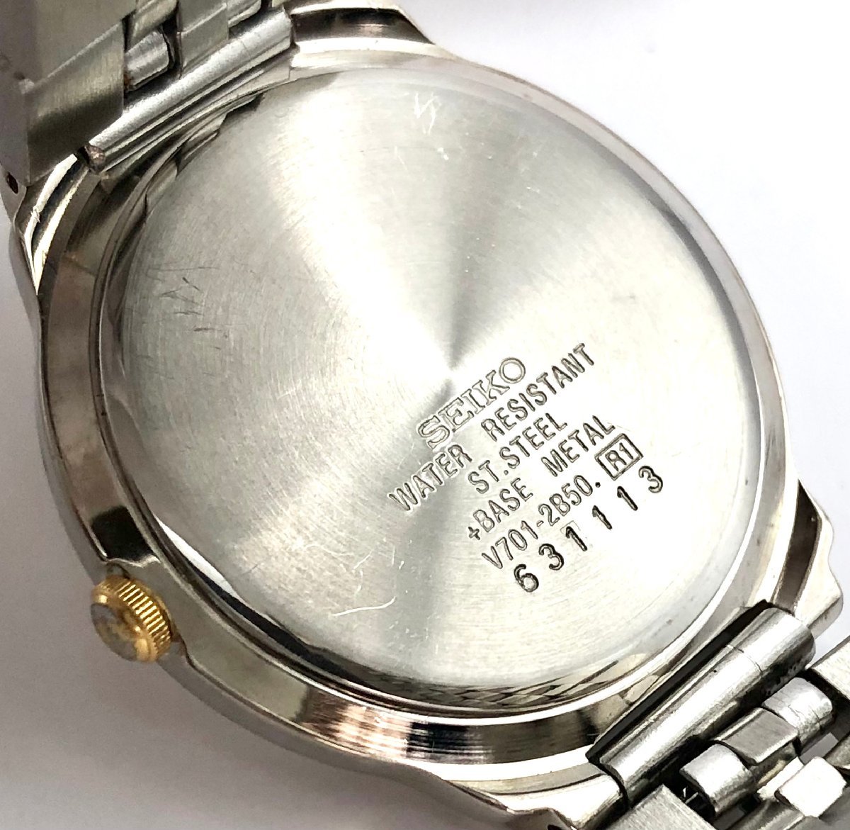 セイコー SEIKO V701-2B50 クォーツ 腕時計 稼働品(セイコー)｜売買 