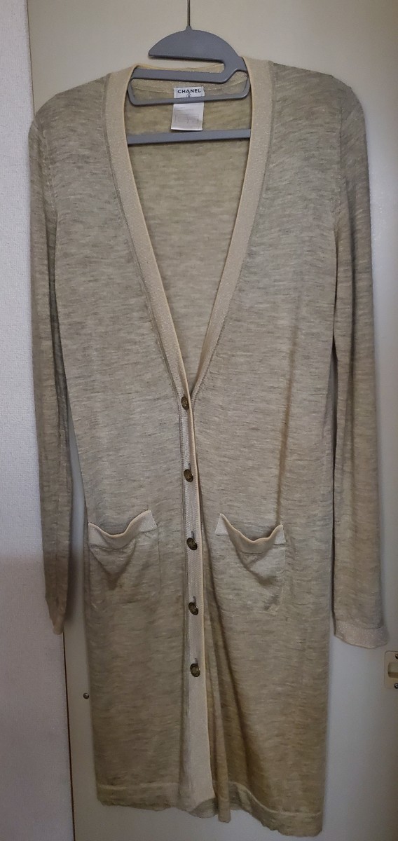 CHANELロングカーディガン 