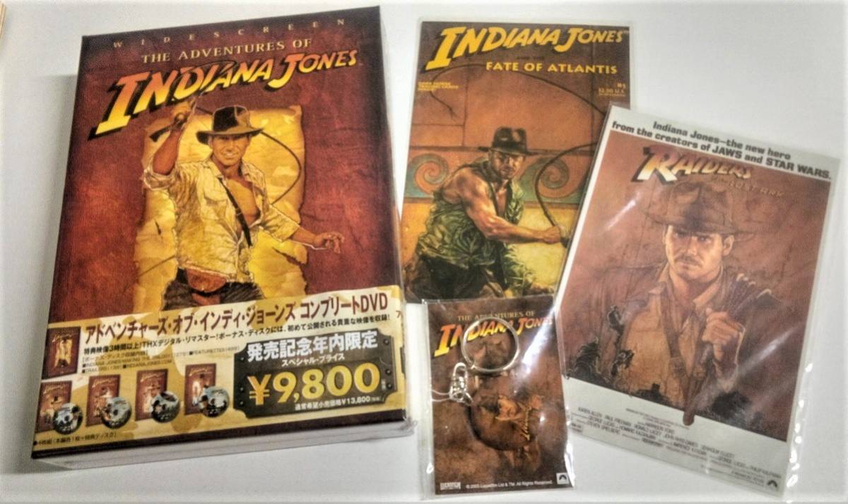 限定品★購入特典付★インディ・ジョーンズ コンプリートDVD★新品未開封★4DVDコンプリートBOX